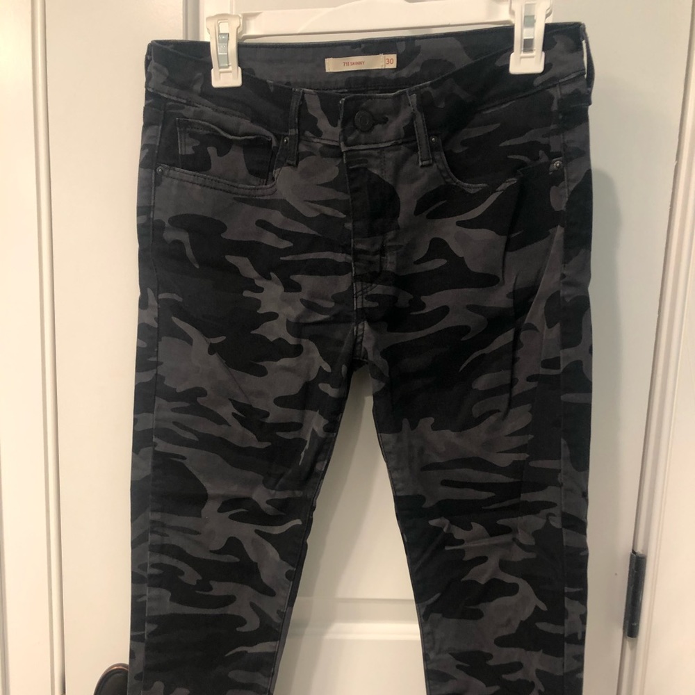 Black Camo Jeans